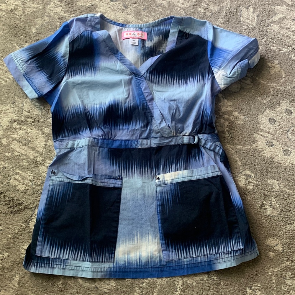 Blue Medical scrubs KOI by Kathy Peterson